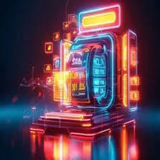 Dealer live casino sedang menjalankan permainan baccarat dengan kartu di meja